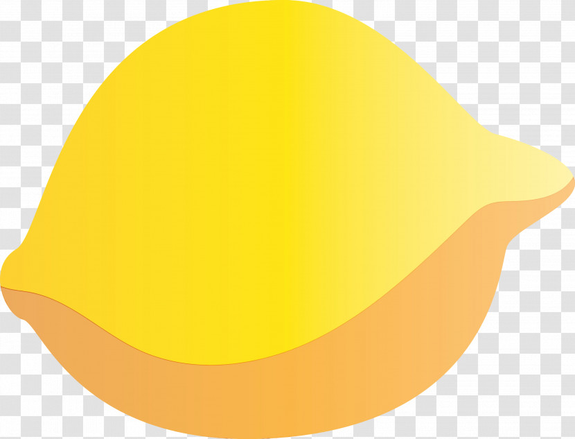Yellow Angle Hat Font Transparent PNG