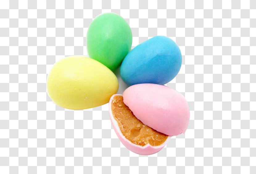 Egg Candy Cake Easter Peanut Butter - Four Color Eggs Transparent PNG