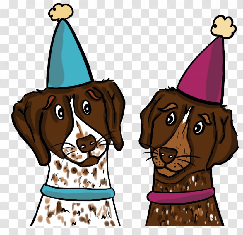 Party Hat Cartoon - Dog - Pointing Breed Brittany Transparent PNG