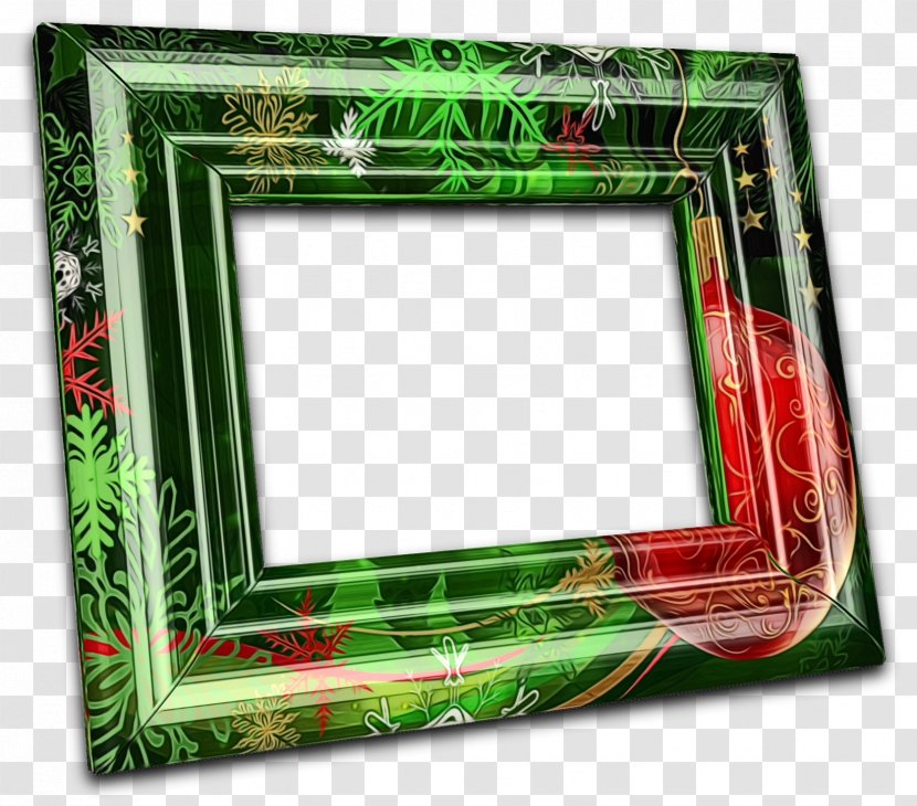 Green Background Frame - Rectangle - Interior Design Transparent PNG