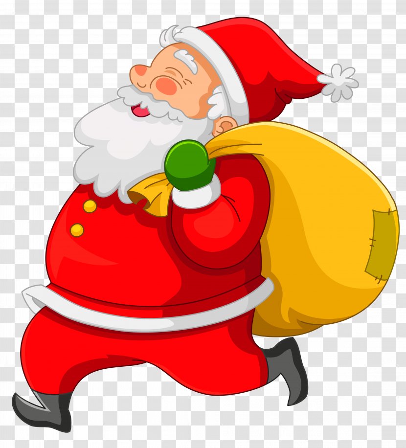 Santa Claus Christmas Clip Art - Decoration - Melon Transparent PNG