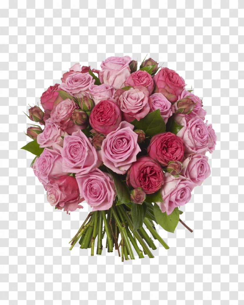 Flower Bouquet Rose Pink - Family - Roses Flowers Free Download Transparent PNG