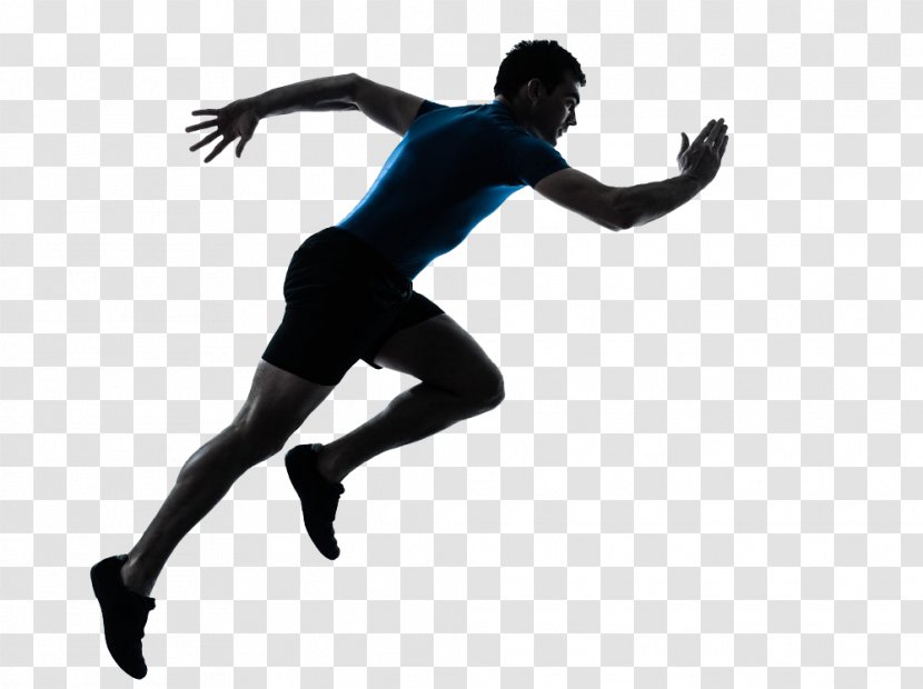 Sprint Running Silhouette Stock Photography - Man Transparent PNG