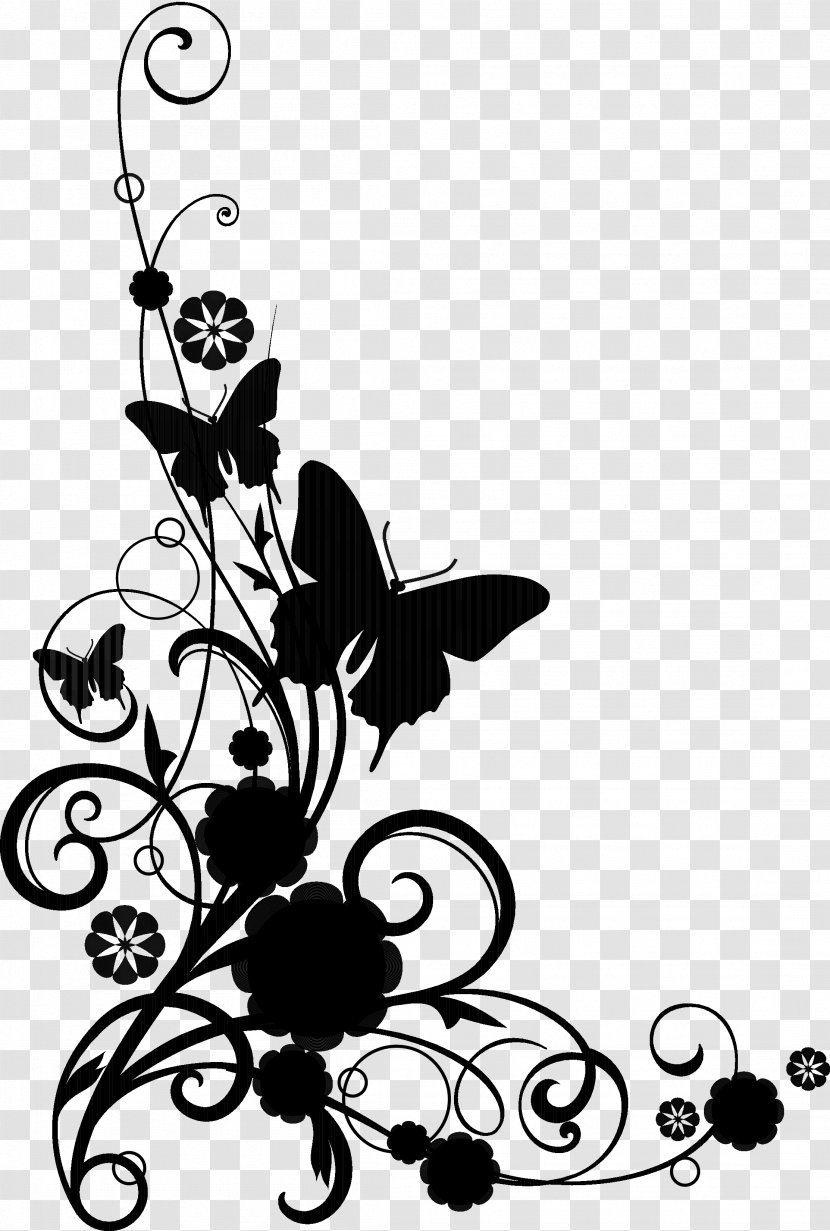 Clip Art Drawing Beileidskarte Paper Sympathy - Moths And Butterflies - Blackandwhite Transparent PNG