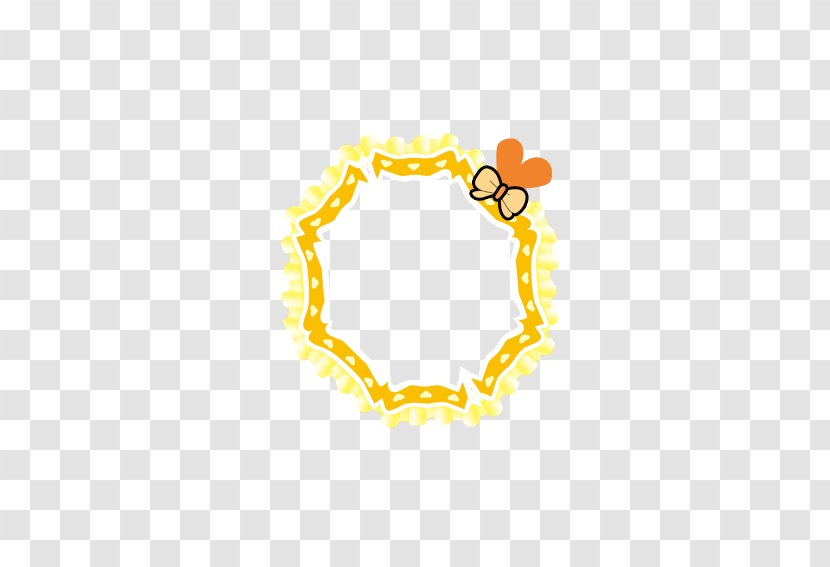 Yellow - Symmetry - Frame Transparent PNG
