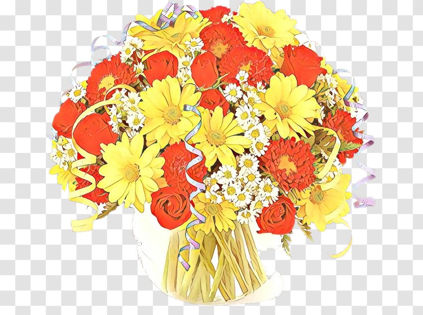 Bouquet Of Flowers - Floral Design - Gerbera Flower Arranging Transparent PNG