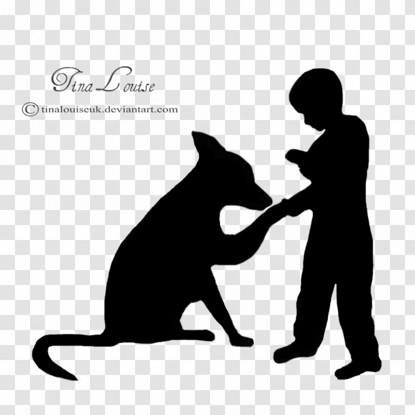 Cat Silhouette Boxer Clip Art - Retriever - The Boy Dog Transparent PNG
