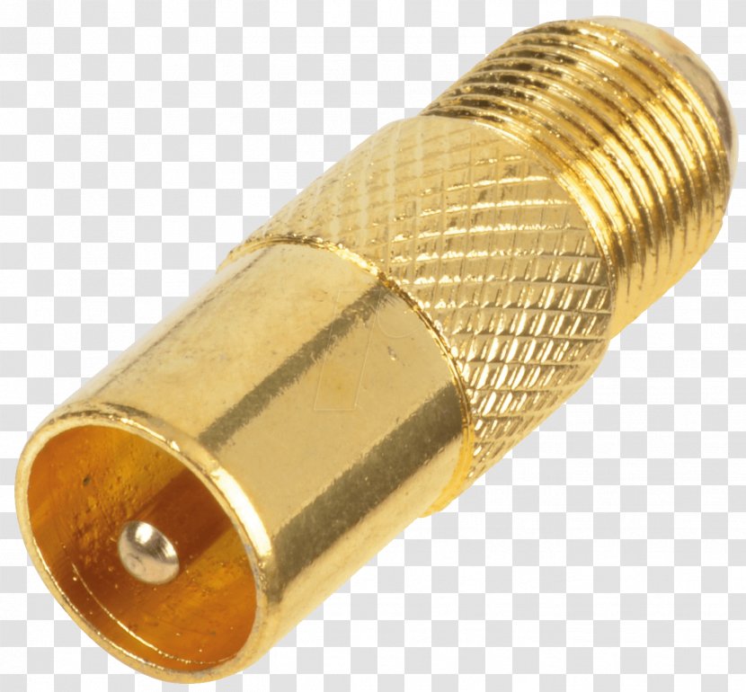 F Connector Coaxial Cable Electrical Television - Metal Transparent PNG