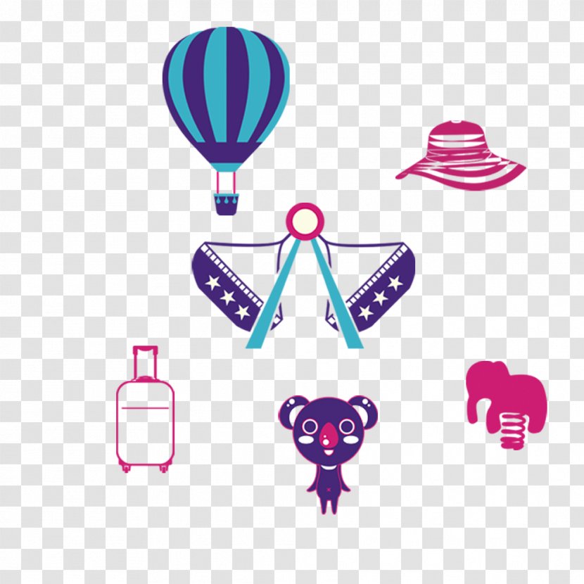 Amusement Park Clip Art - Technology - Hand-painted Transparent PNG