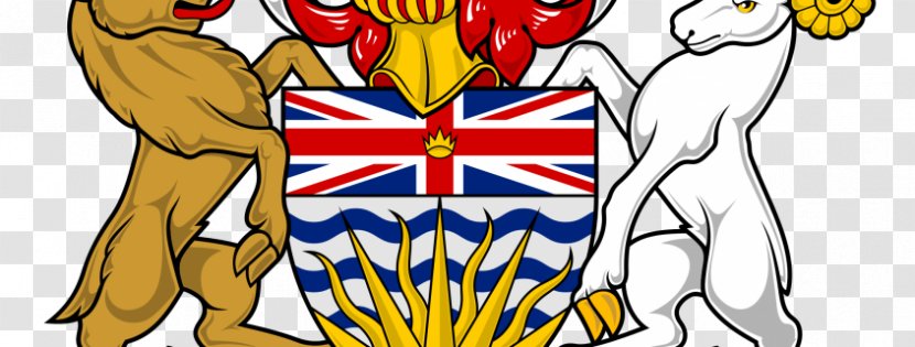 Coat Of Arms British Columbia Heraldry Colombia - Cartoon - Rising Whirlwind Transparent PNG