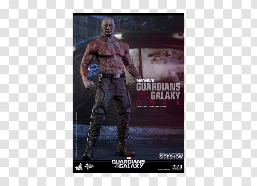 Drax The Destroyer Hot Toys Limited Action & Toy Figures 1:6 Scale Modeling - Figure Transparent PNG