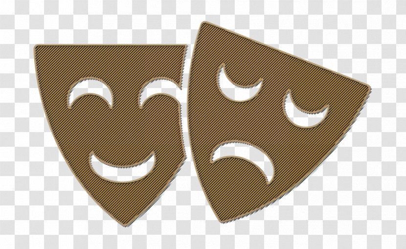 Iconographicons Icon Cinema Icon Happy And Sad Theater Masks Icon Transparent PNG