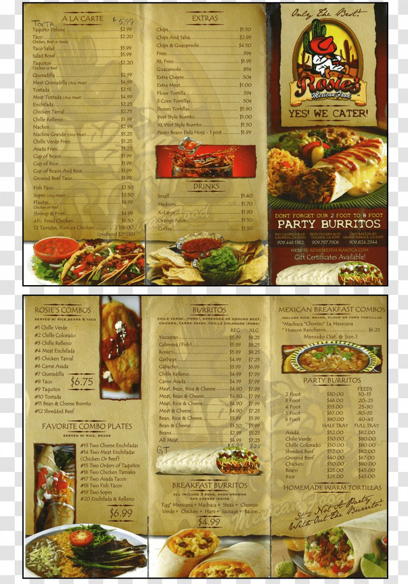 Mexican Cuisine Breakfast Food Rosie's Restaurant - Recipe - Pinto Beans Transparent PNG