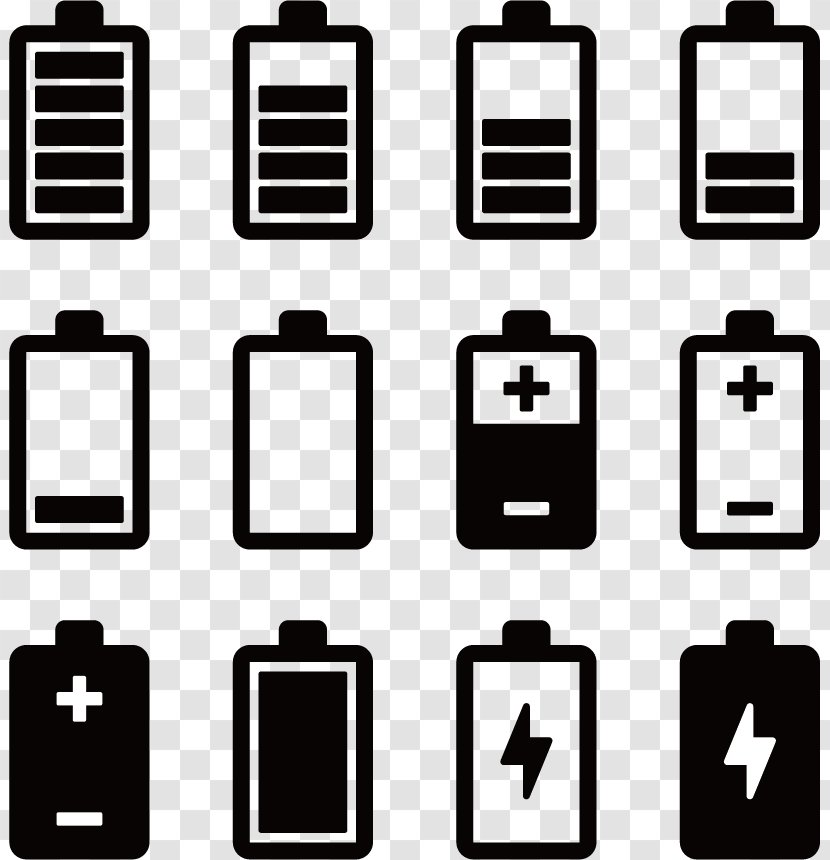 Battery Charger Icon - Rectangle Transparent PNG