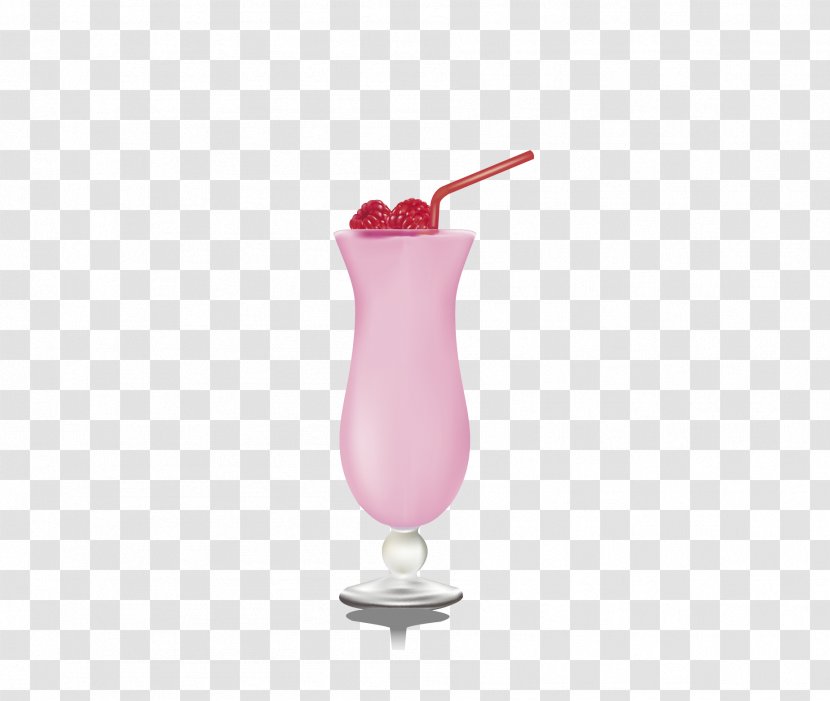 Ice Cream Milkshake Cocktail Juice Sea Breeze - Cup - Transparent Glass Drink Vector Free Download Transparent PNG
