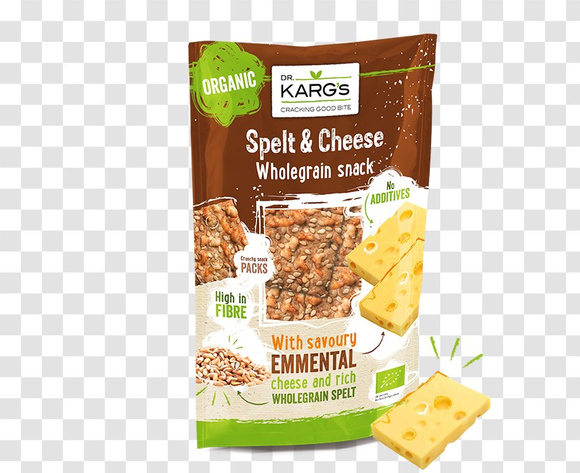 Breakfast Cereal Crispbread Organic Food Spelt Whole Grain - Cheese Transparent PNG