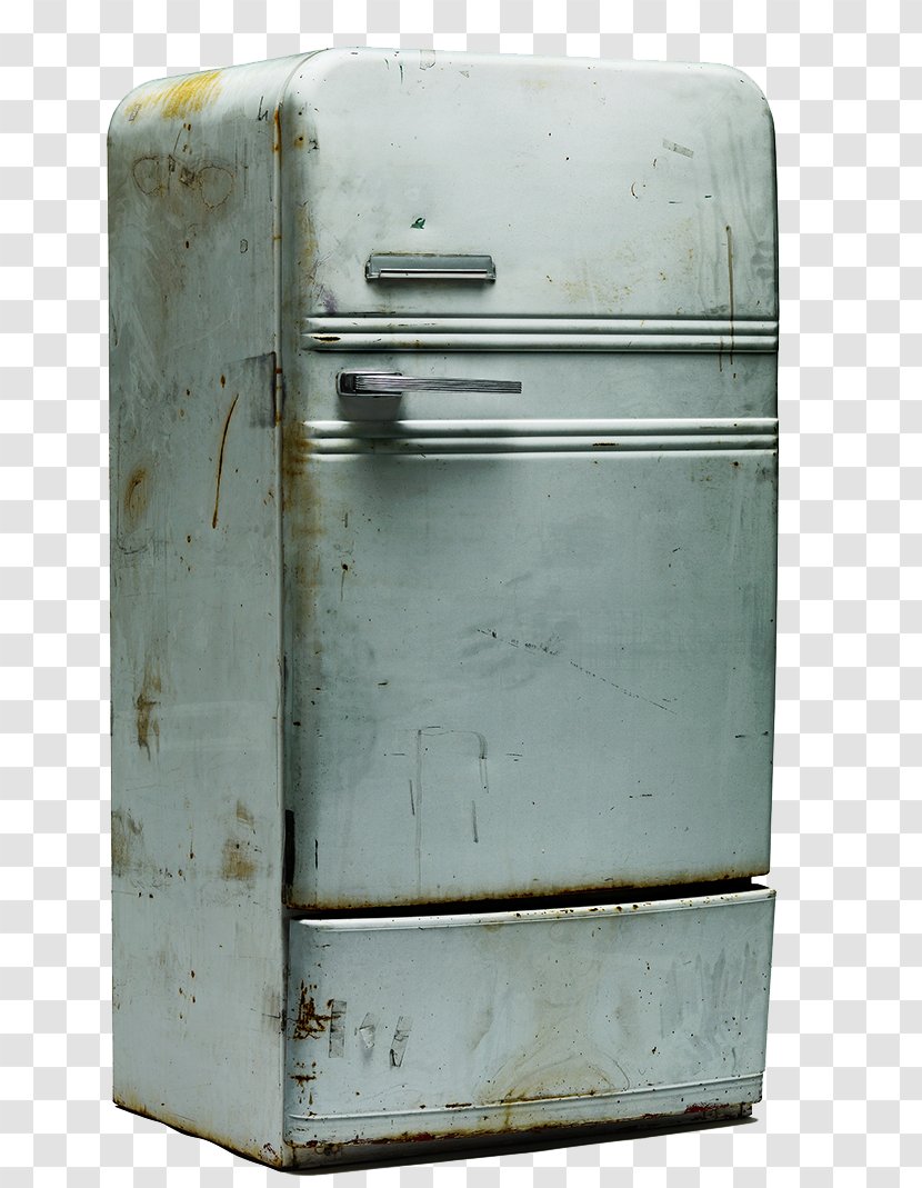Refrigerator Kitchen Household Goods Home Appliance - Older Transparent PNG