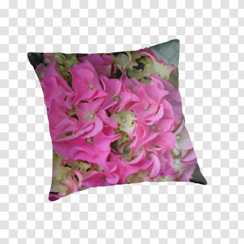 Throw Pillows Cushion Magenta Pink Purple - Hydrangea Transparent PNG