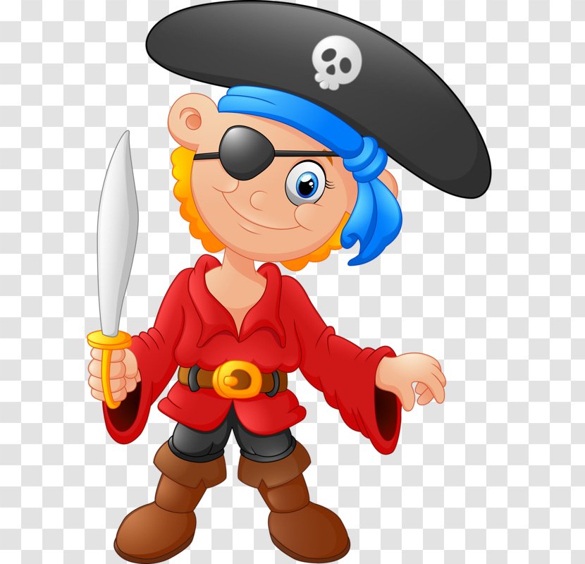Piracy Royalty-free Clip Art - Fictional Character - Eyed Pirate Transparent PNG