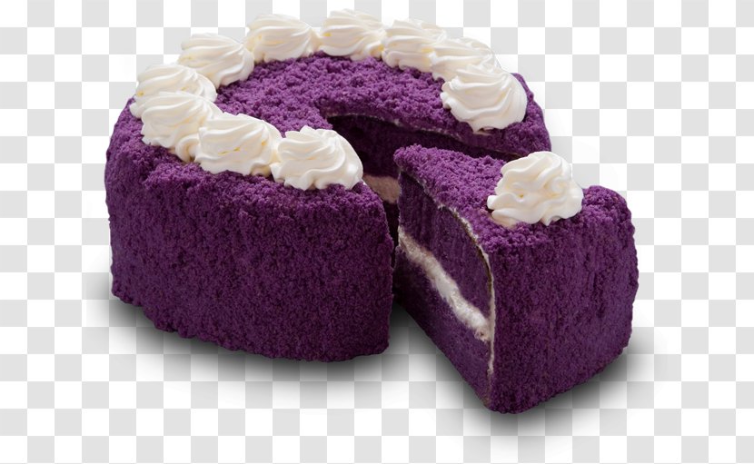 Ube Halaya Red Ribbon Filipino Cuisine Taro Cake Black Forest Gateau Transparent PNG