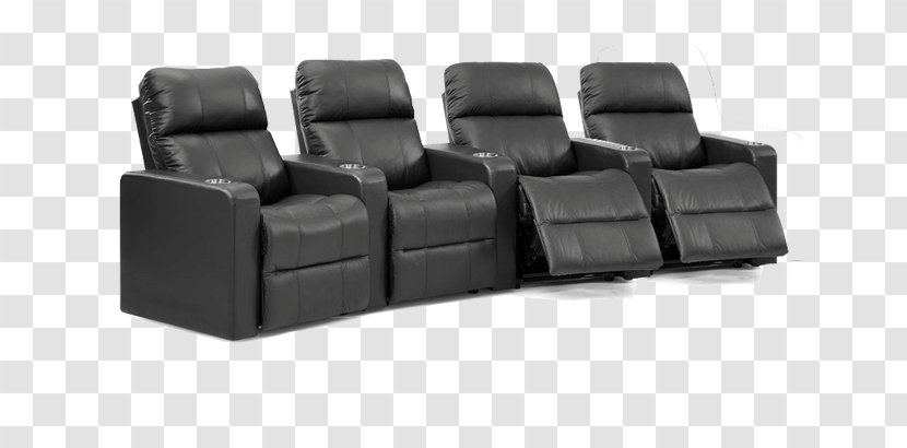 Cinema Recliner Seat Chair Couch - Home Theater Systems Transparent PNG
