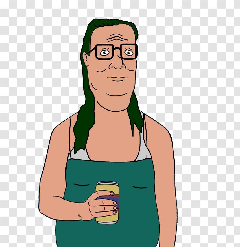 Thumb Hank Hill Glasses Facial Hair - Heart Transparent PNG