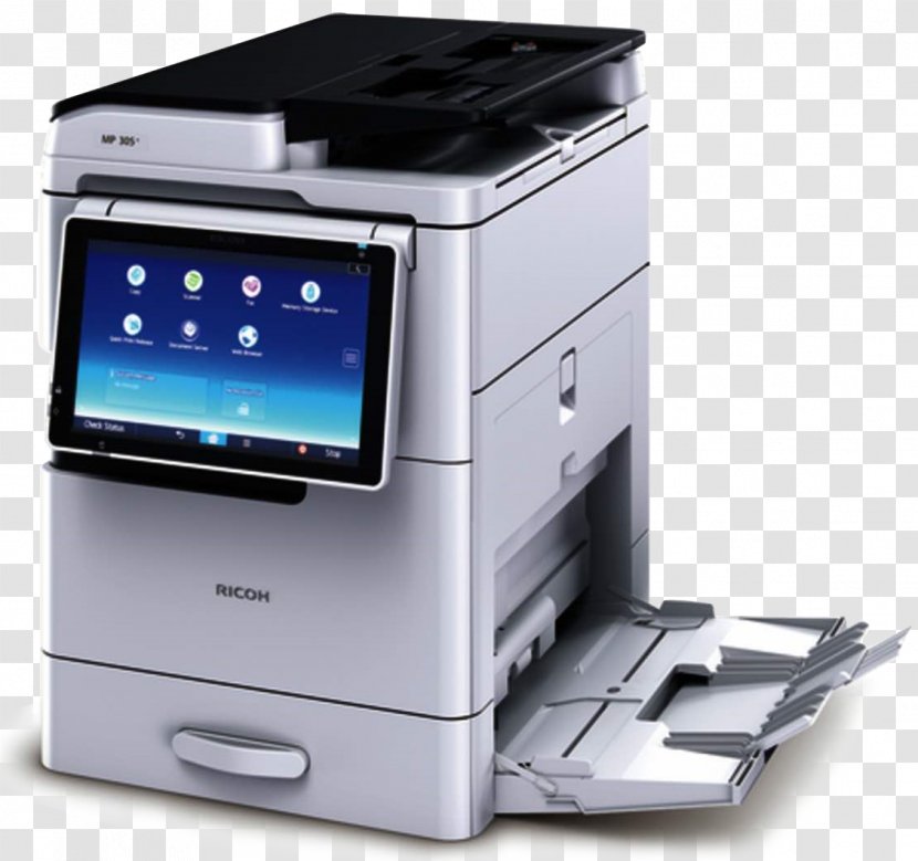 Ricoh Multi-function Printer Photocopier Paper - Toner Transparent PNG