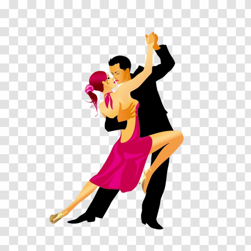 Dancesport Ballroom Dance Royalty-free - Tango - Dancing Men And Women Transparent PNG