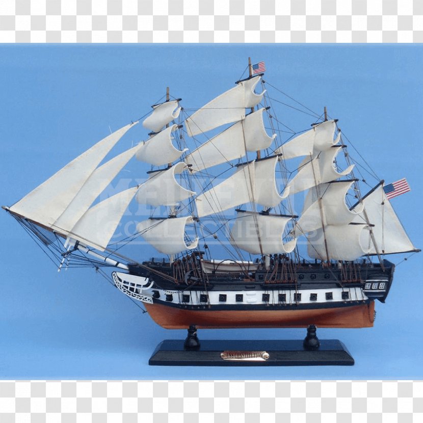 Ship Model Clipper Brigantine - Half Hull Transparent PNG