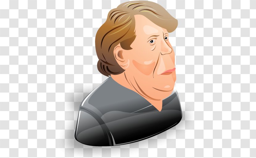 Angela Merkel Politics Politician - Forehead Transparent PNG