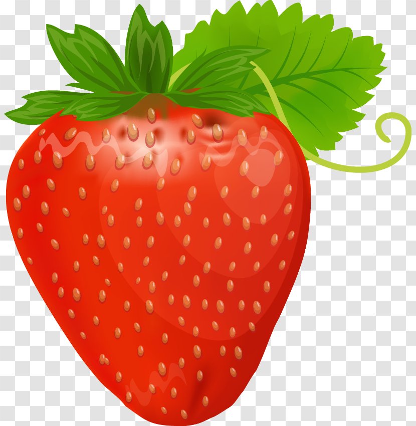 Strawberry Smoothie Shortcake Amorodo Clip Art - Strawberries Transparent PNG