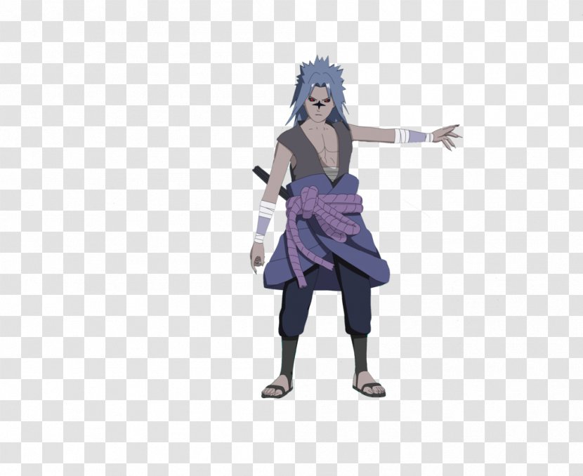 Sasuke Uchiha Clan Curse Costume Cartoon - Flower - Seal Pattern Transparent PNG