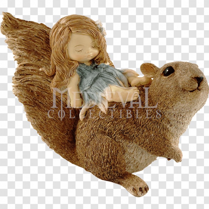 Squirrel Fairy Statue Rodent Spirit - Sleep Transparent PNG