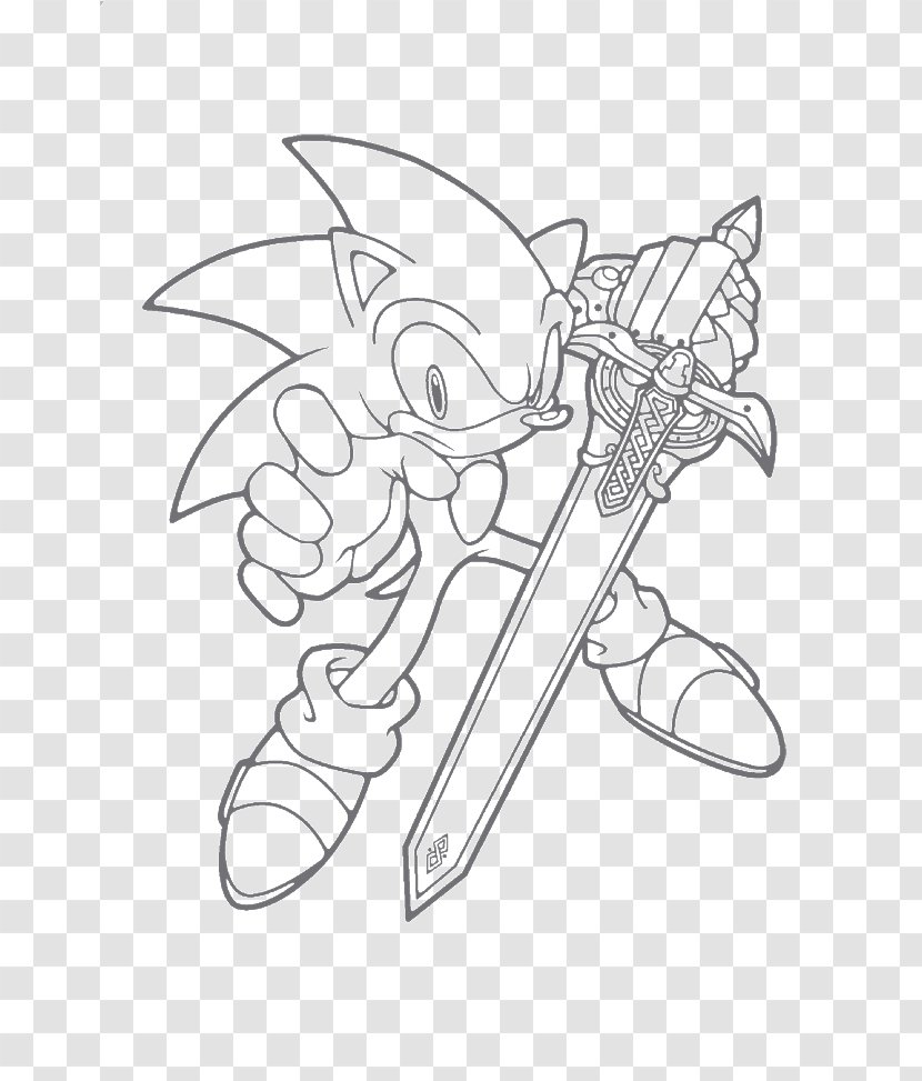 Sonic Unleashed Colors Shadow The Hedgehog Mario & At Olympic Games - Coloring Book Transparent PNG
