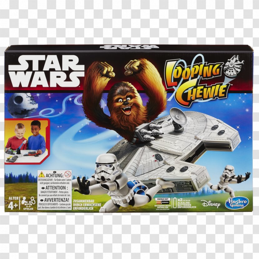 Chewbacca Star Wars Loopin' Chewie Game Stormtrooper - Action Figure Transparent PNG
