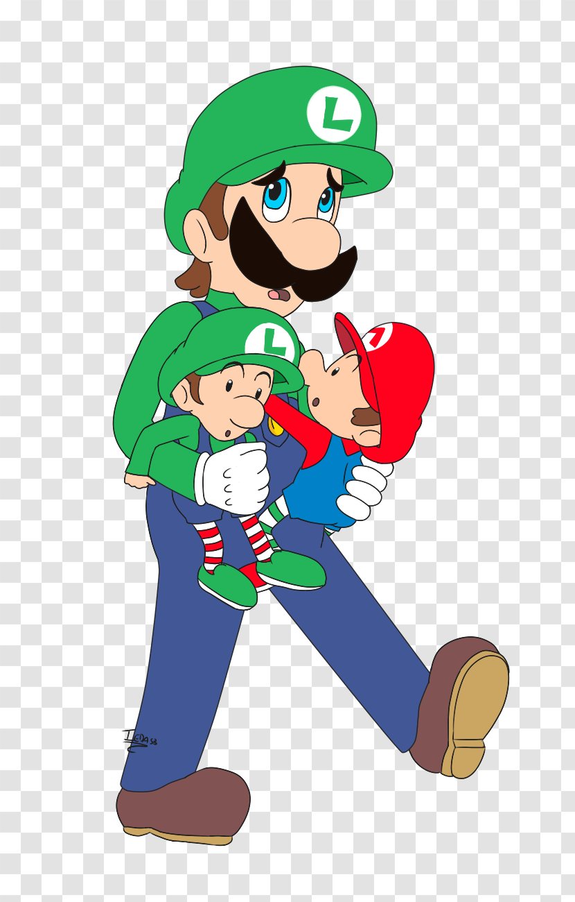 Mario & Luigi: Partners In Time Superstar Saga Super World 2: Yoshi's Island Kart: Double Dash - Baby Luigi Transparent PNG