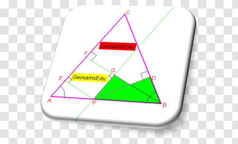 Triangle Point - Green - Garis LURUS Transparent PNG