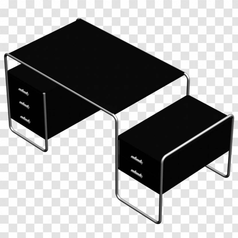 Table Gebrüder Thonet Desk Bauhaus - Rectangle Transparent PNG