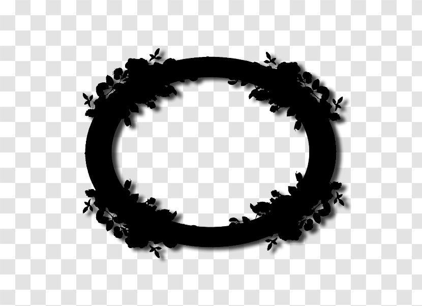 Black White M Bracelet Transparent PNG