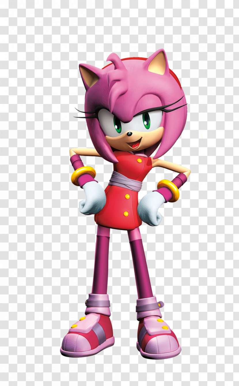 Amy Rose Sonic Boom: Rise Of Lyric The Hedgehog Dash 2: Boom - Knuckles Echidna - 3d Model Transparent PNG