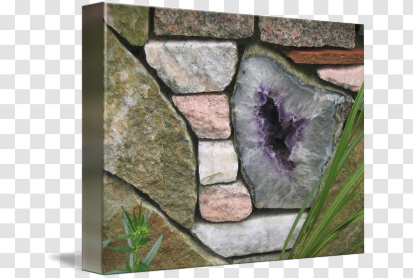 Stone Wall Geode Rock Brick - Art Transparent PNG