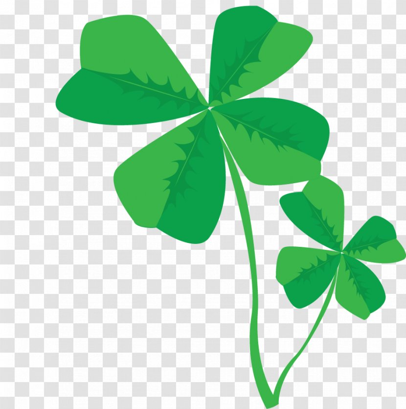 Four-leaf Clover Shamrock Clip Art - Leaf - Pics Of Clovers Transparent PNG