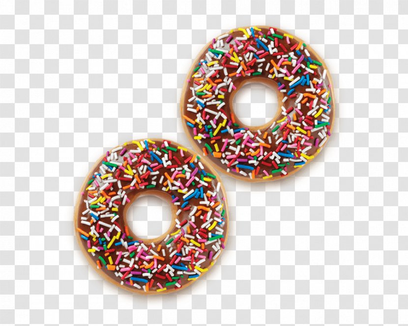 Donuts Frosting & Icing Cruller Krispy Kreme Sprinkles - Chocolate Transparent PNG