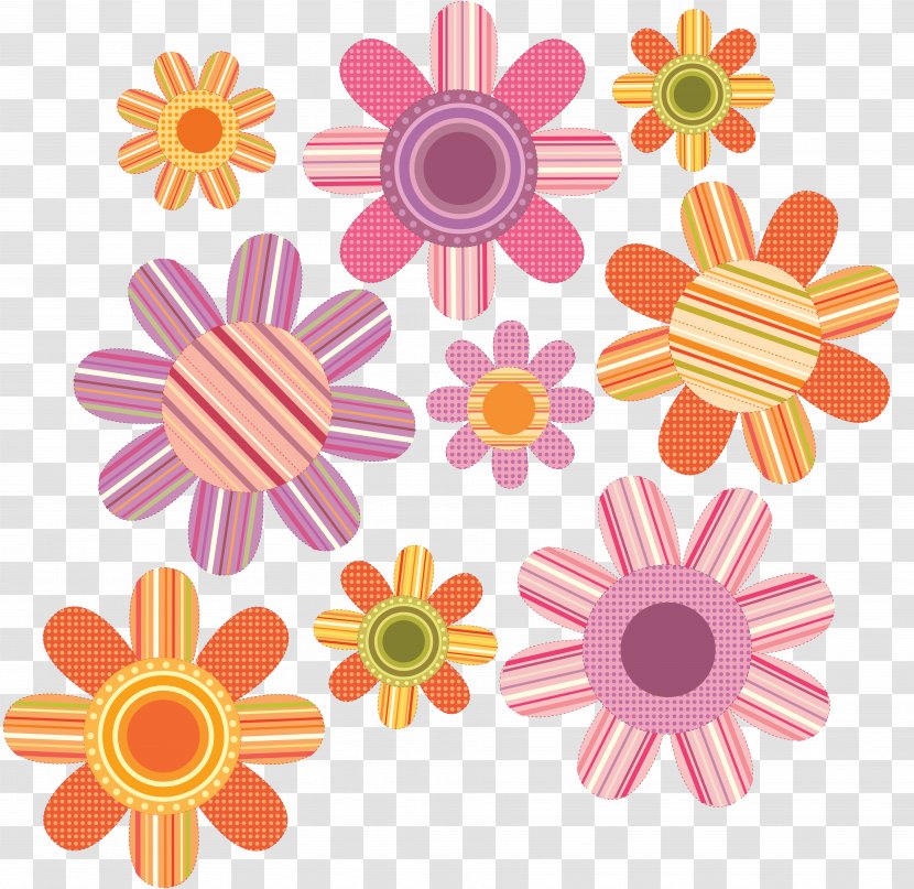 Shading Drawing - Cut Flowers - Fabric Transparent PNG