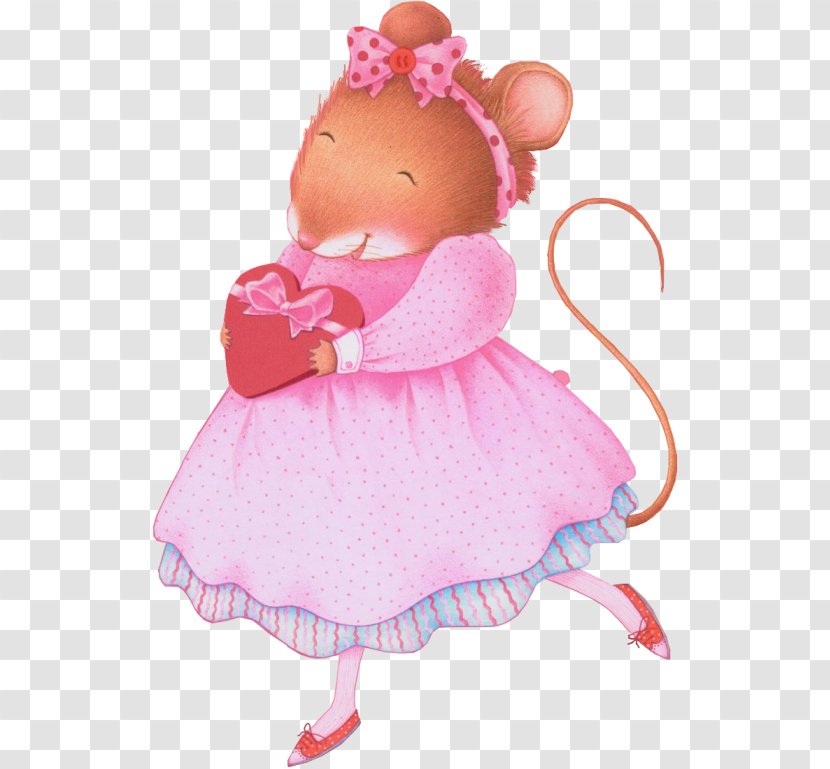 Computer Mouse Drawing Illustration - Princess Transparent PNG