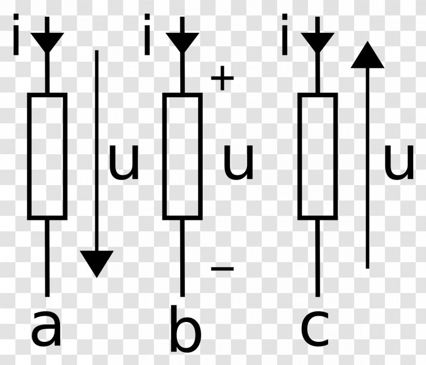 Electric Potential Difference Symbol Electricity Electrical Network Current - Silhouette - Circuits Transparent PNG