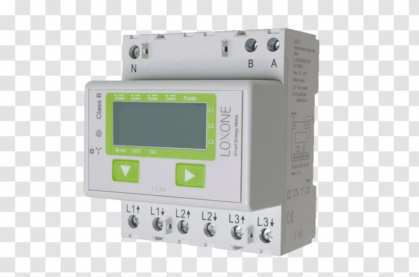 Electricity Meter Modbus Three-phase Electric Power Energy - Smart Transparent PNG