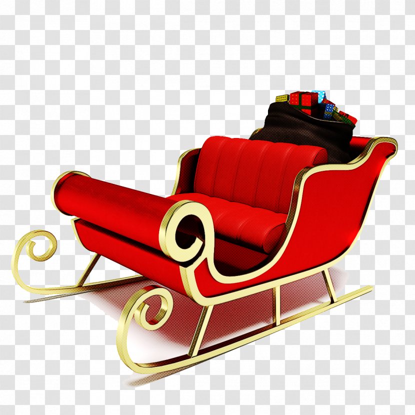 Furniture Chair Sled Clip Art Couch - Vehicle - Rocking Transparent PNG