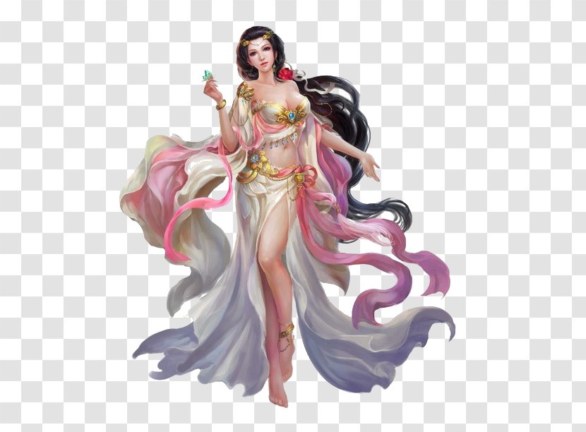 Diaochan Romance Of The Three Kingdoms Legends Records - Heart - Antique Jewelry Creative Transparent PNG