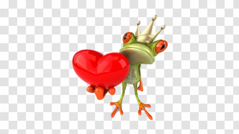 Tree Frog Valentine's Day Desktop Wallpaper - Chicken - Cartoon Transparent PNG
